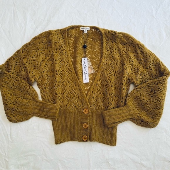 🍋Goldenrod For Love and Lemons Cardigan - Picture 1 of 7